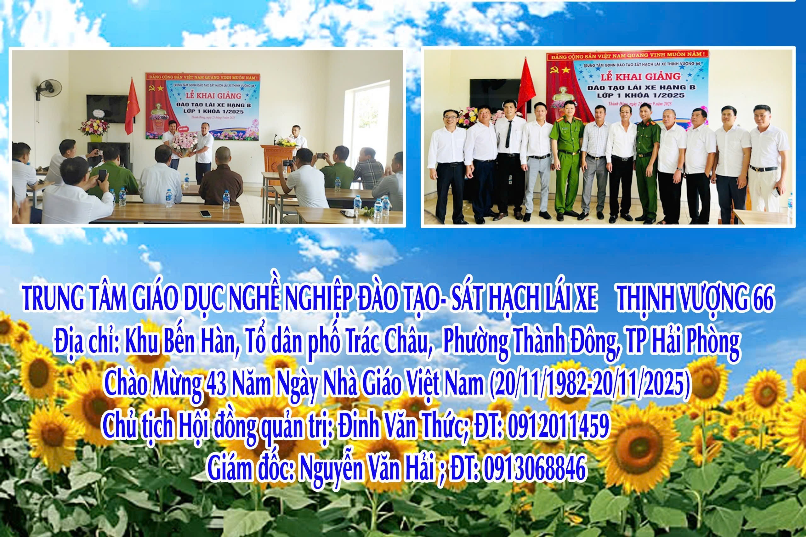 Trung tâm Giáo dục nghề nghiệp đào tạo - sát hạch lái xe Thịnh Vượng 66