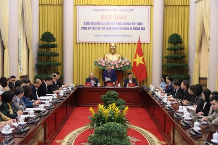 Công bố Lệnh của Chủ tịch nước: 12 luật liên quan lĩnh vực  kinh tế