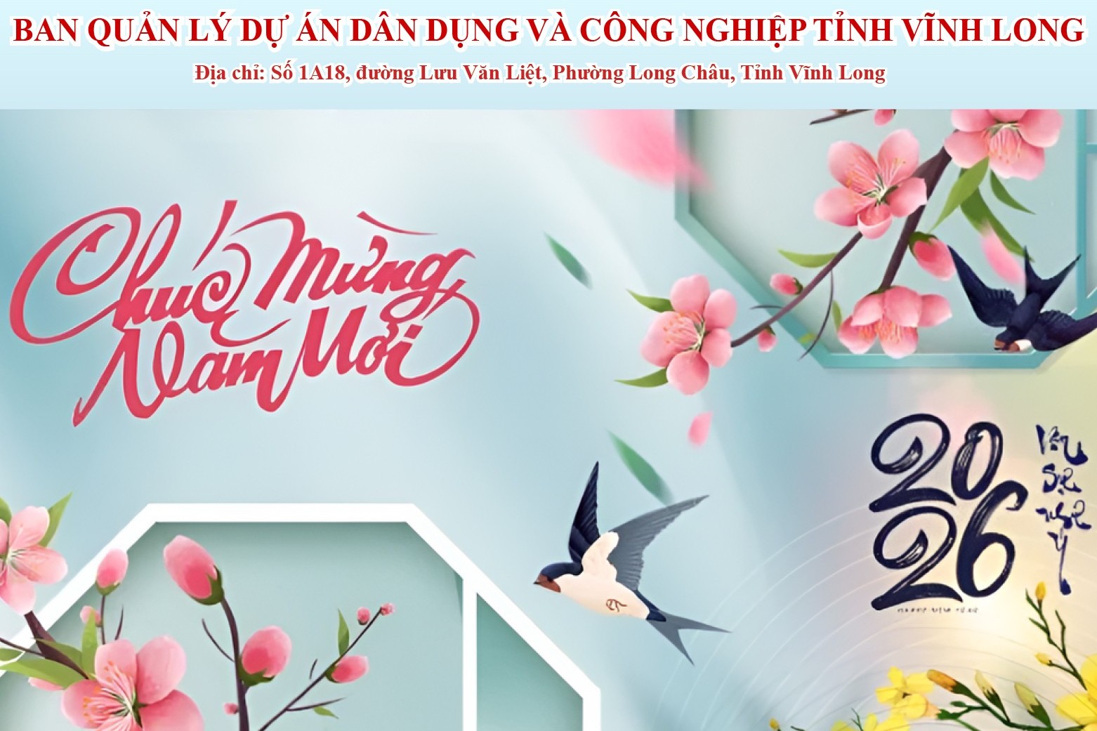 Ban Quản lý Dự án dân dụng và công nghiệp tỉnh Vĩnh Long