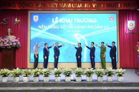 Khai trương Nền tảng số Thi hành án dân sự theo hướng dữ liệu "đúng - đủ - sạch - sống"