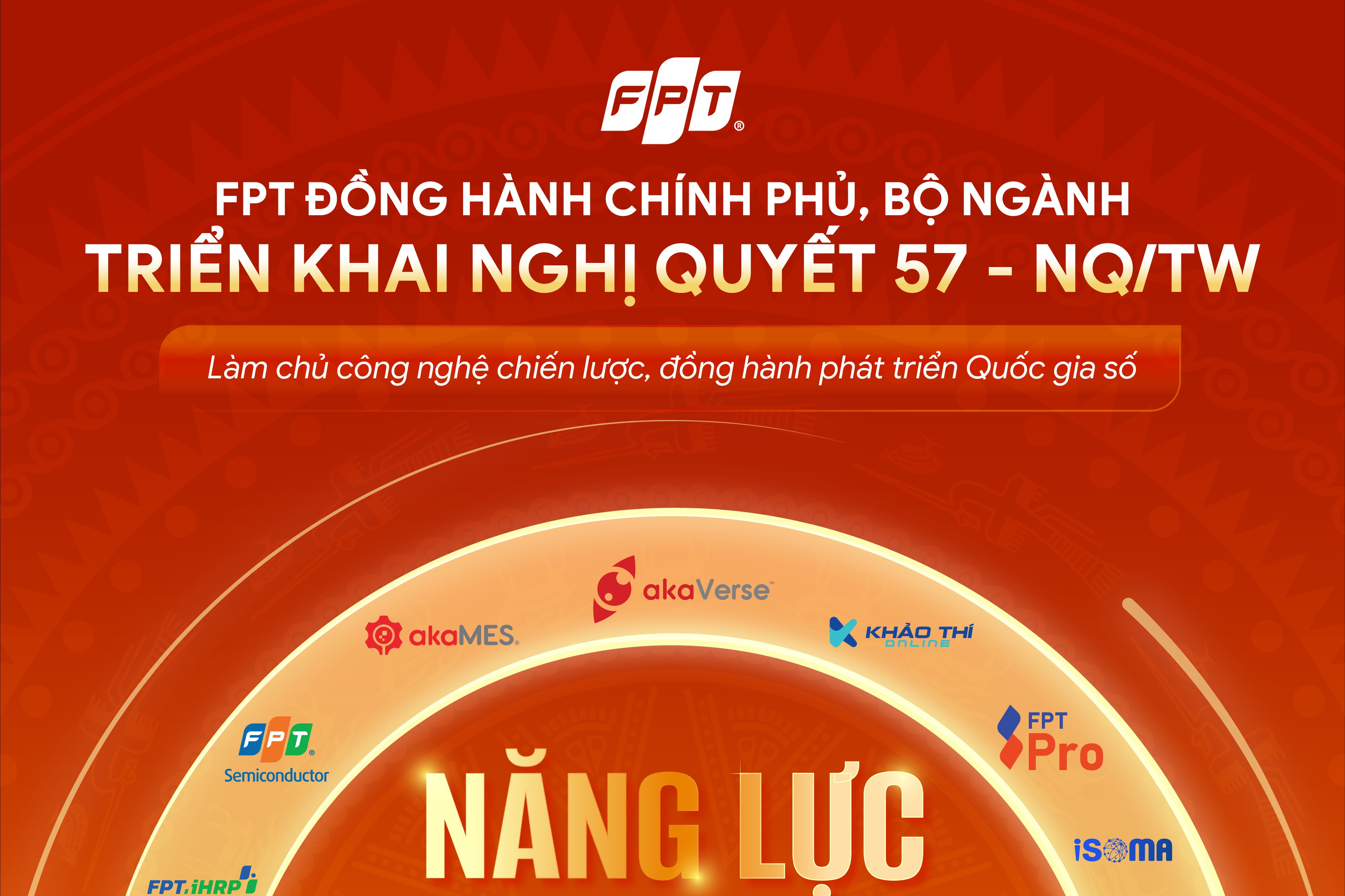 FPT ĐỒNG HÀNH CÙNG CHÍNH PHỦ, BỘ NGÀNH TRIỂN KHAI NGHỊ QUYẾT 57-NQ/TW
