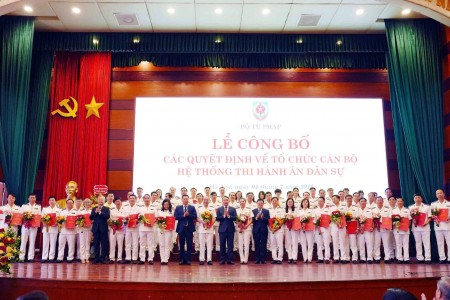 Xây dựng, hoàn thiện tổ chức bộ máy và phát triển nguồn nhân lực Hệ thống Thi hành án dân sự đáp ứng yêu cầu phát triển đất nước trong giai đoạn mới